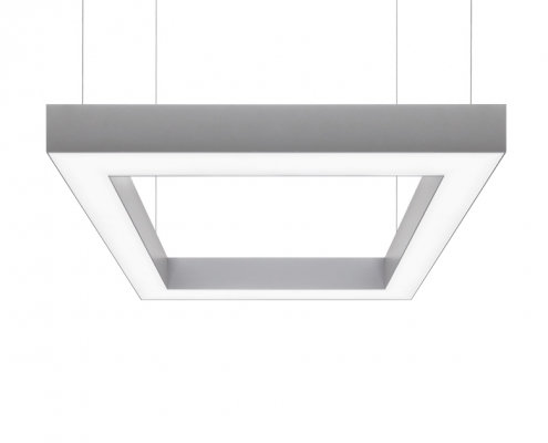 Kotzolt Pictura LED als individuelle Profilleuchte. Aluminium Profil kundenspezifisch als Quadrat oder Rechteck